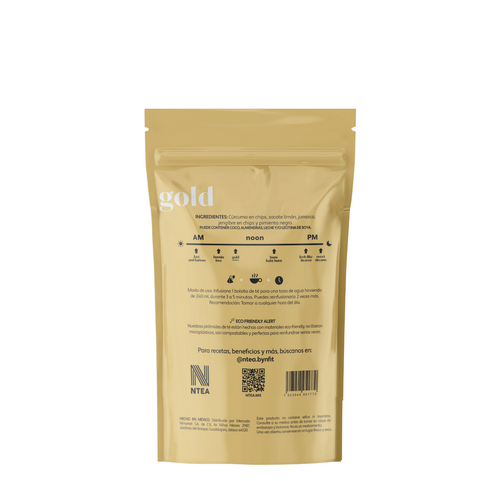 Te Cúrcuma con Jamaica - Gold Diurético⎜ Ntea