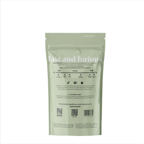 Té Verde - Fast and Furious Metabolismo y energía⎜ Ntea