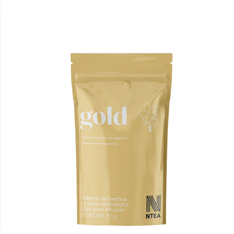 Te Cúrcuma con Jamaica - Gold Diurético⎜ Ntea