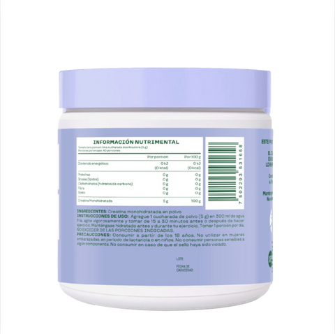 Creatina Monohidratada 40 porciones 220.4 g ⎜Bloom