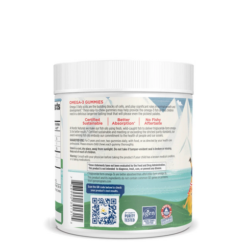 Omega-3 Gummies Gomitas con Omega 3 ⎜ Nordic