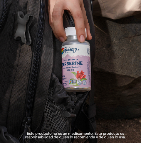 Berberina 500mg 60 Cápsulas veganas ⎜ Solaray
