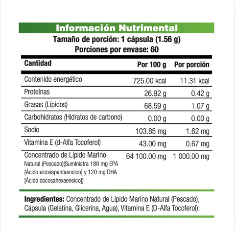 Omega 3  60 Cápsulas⎜Solaray